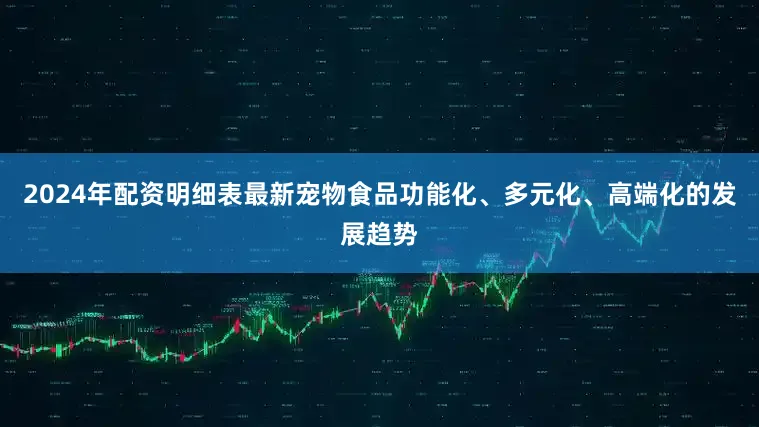 2024年配资明细表最新宠物食品功能化、多元化、高端化的发展趋势