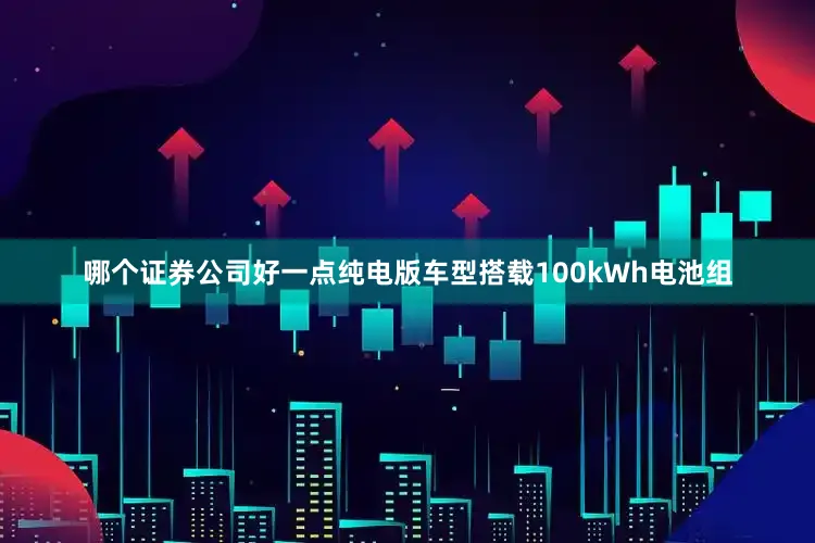哪个证券公司好一点纯电版车型搭载100kWh电池组
